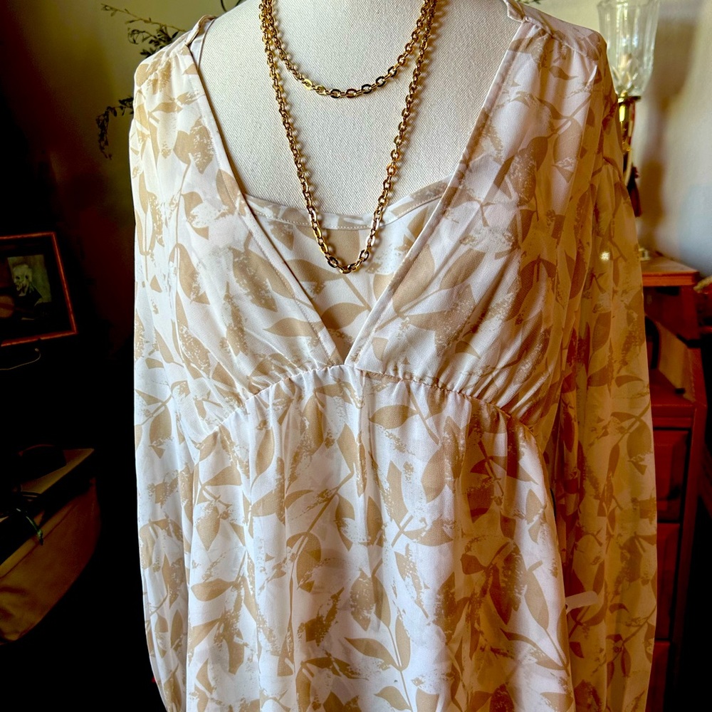 Blouse with cami